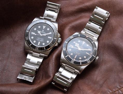 Tudor Monochrome VS Rolex Submariner 